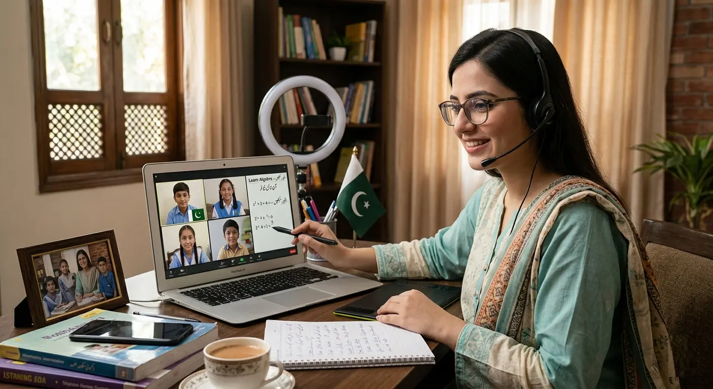 Online tuition in Pakistan – virtual tutoring